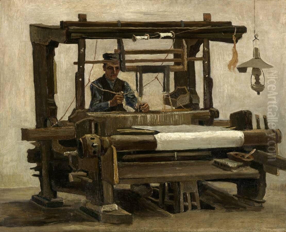 Tejedor en el telar Oil Painting by Vincent Van Gogh