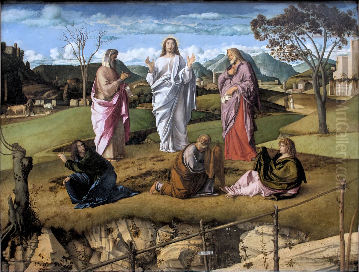 Transfiguration of Christ Oil Painting by Giovanni Bellini