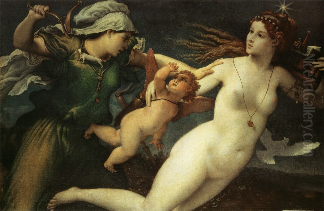 Triumph of Chastity Oil Painting by Lorenzo Lotto