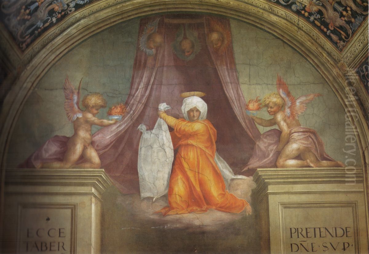 Veronica Oil Painting by Pontormo