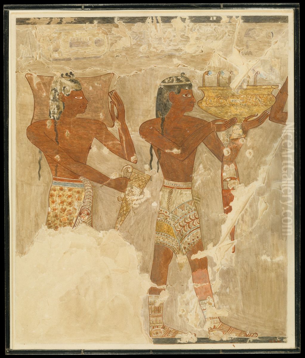 Cretois apportant des presents Oil Painting by unknown