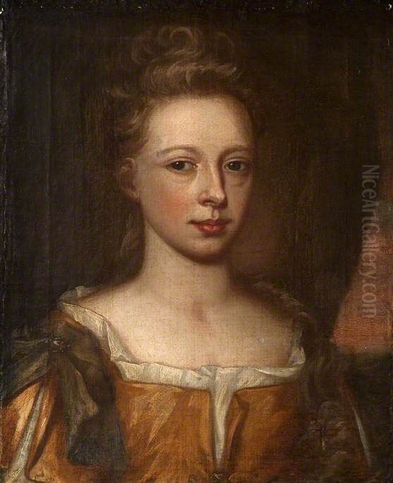 Portrait of Mrs. Salisbury Oil Painting by Michael Dahl
