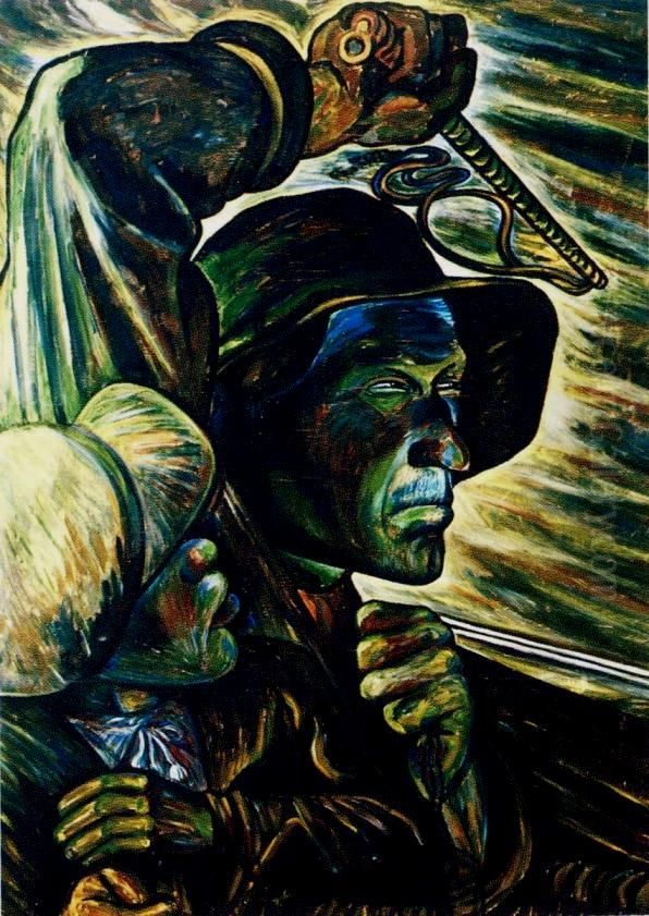 Hevoshuijarit Oil Painting by Vilho Lampi