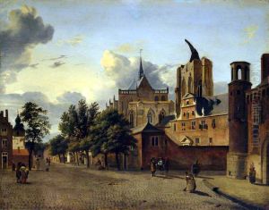 A Street Scene in Cologne
