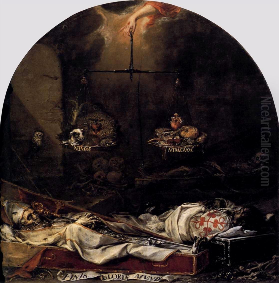 Finis Gloriae Mundi Oil Painting by Juan De Valdes Leal