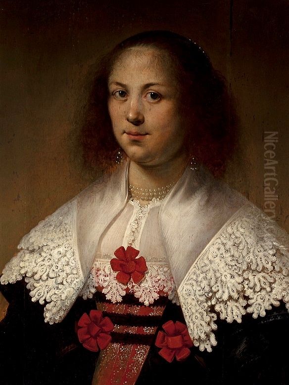 Portrait of a woman Oil Painting by Johannes Cornelisz Verspronck