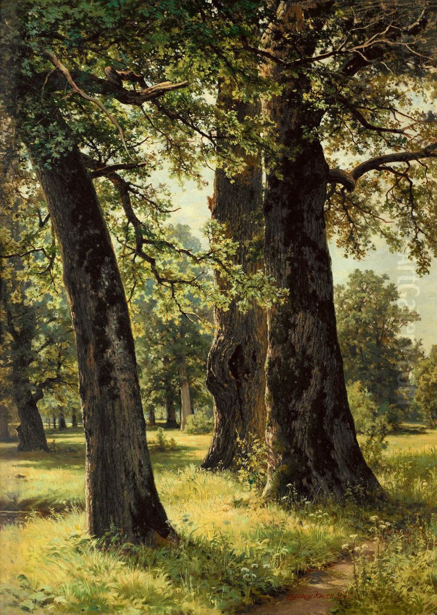 <<Duby>> Oil Painting by Ivan Shishkin