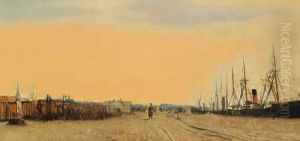 A view of the Gas works harbour (