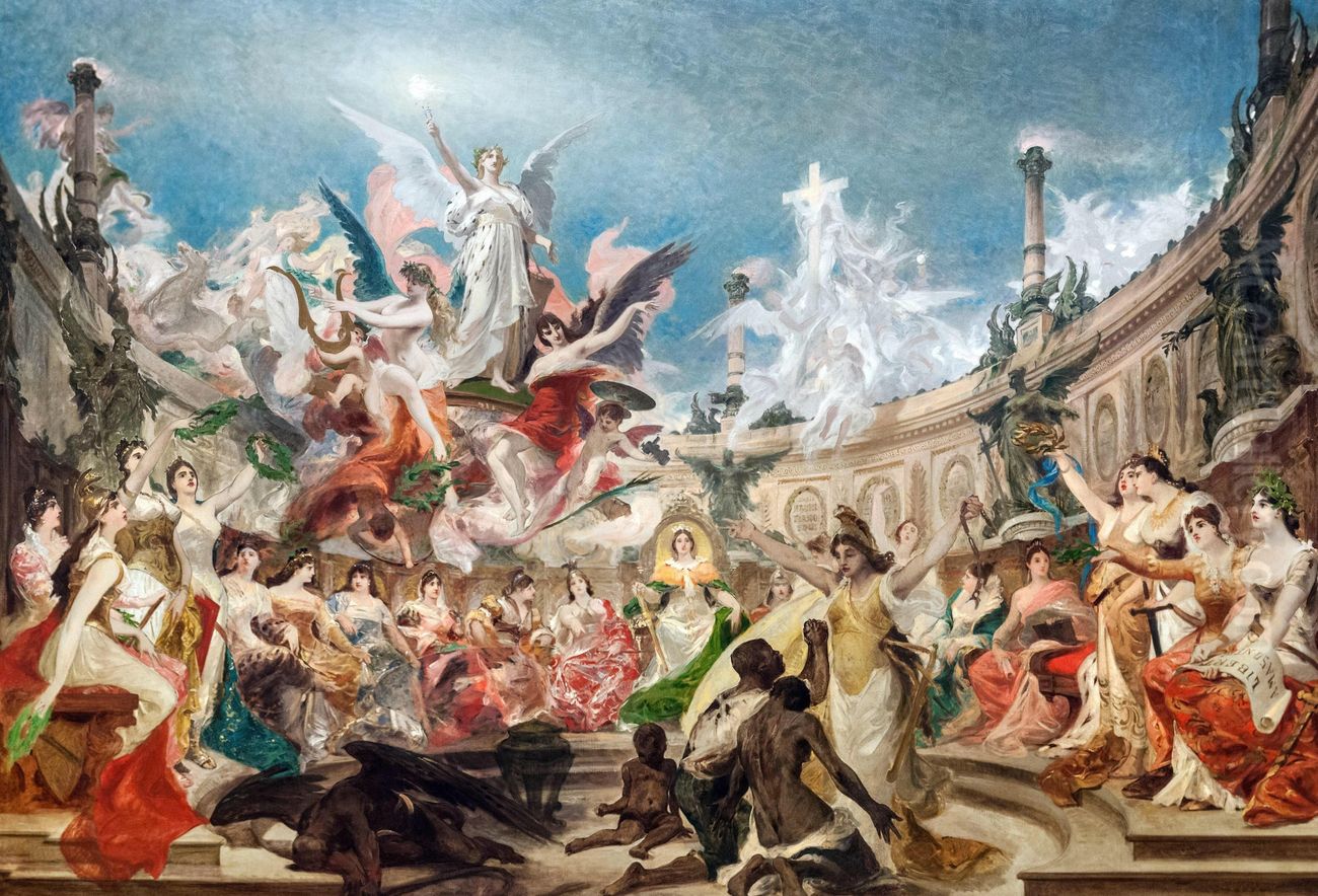 The Liberation of Slaves Oil Painting by Pedro Americo