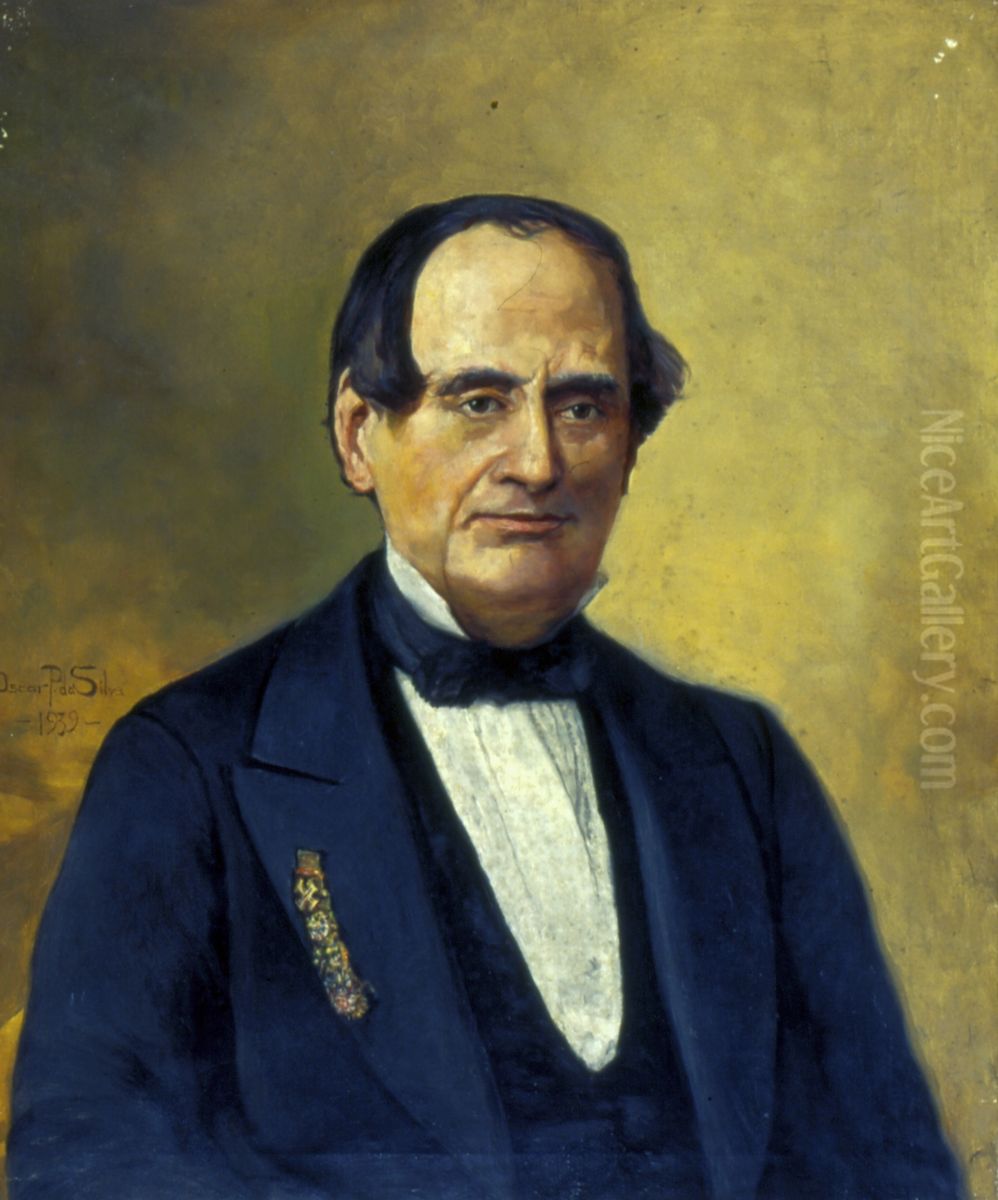 Retrato de Ferdinando Denis Oil Painting by Oscar Pereira Da Silva