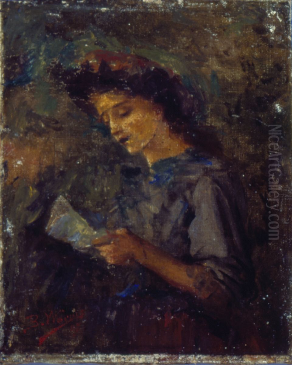 Estudo Oil Painting by Bertha Worms