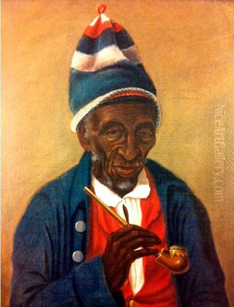 Portrait of Yarrow Mamout (Muhammad Yaro) Oil Painting by James Alexander Simpson