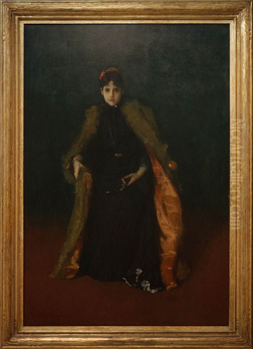 Mrs. Chase Oil Painting by William Merritt Chase