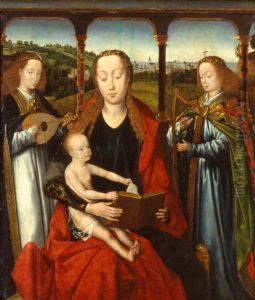 Vierge et Enfant avec deux anges musiciens