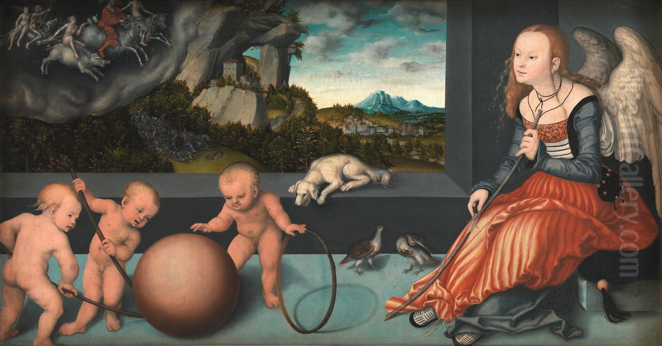 Melancholia Oil Painting by Lucas Cranach the Elder