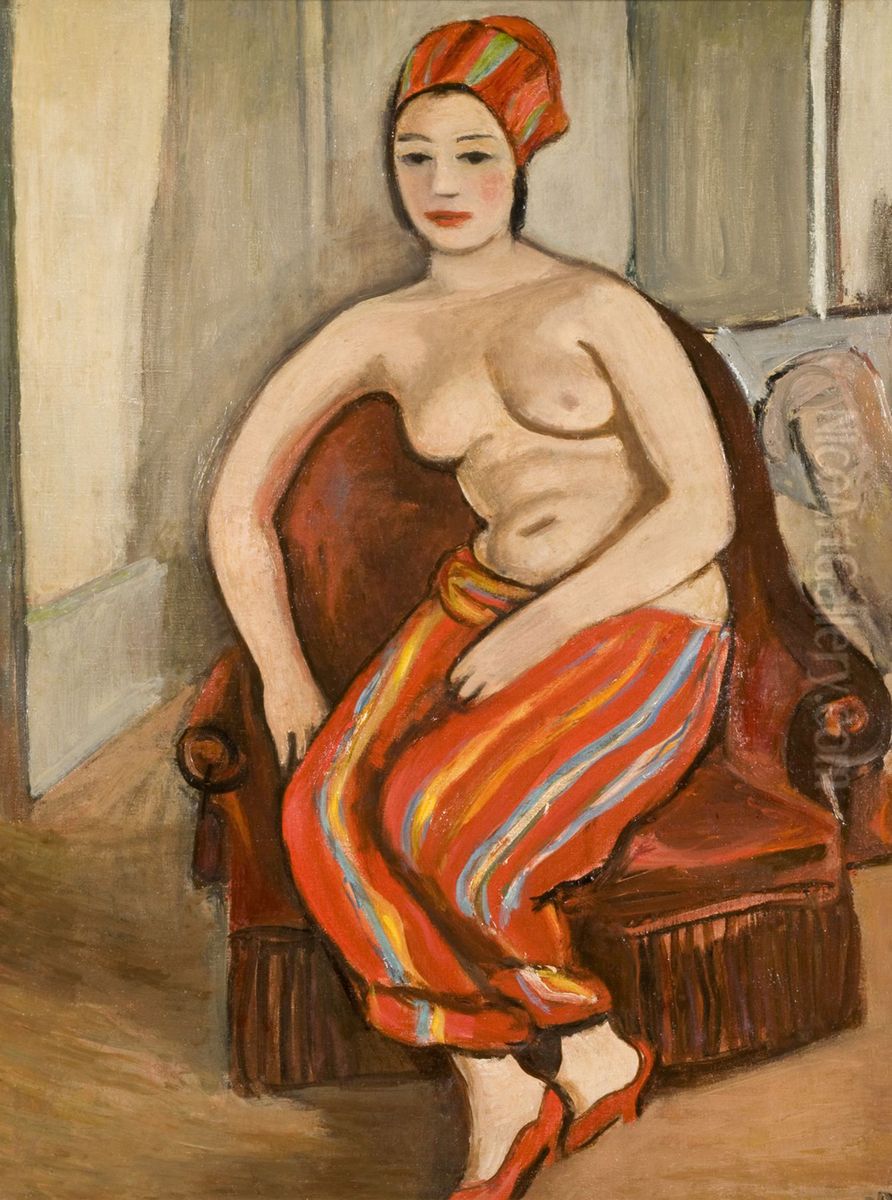 Odalisque Oil Painting by Georges Kars