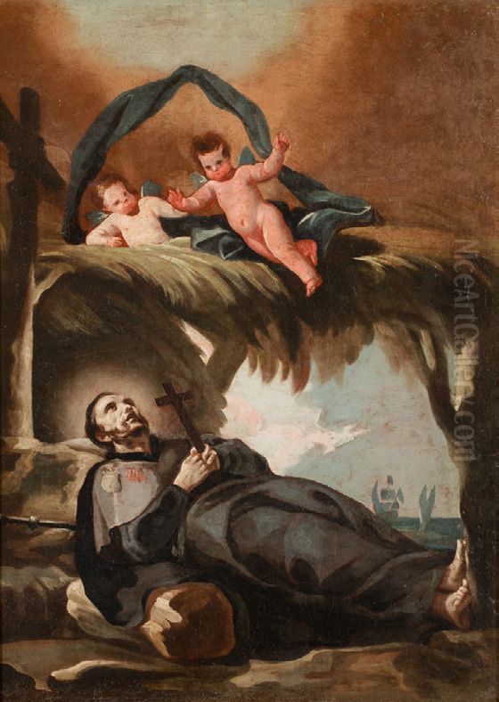 Death of Saint Francis Xabier Oil Painting by Francisco Goya Fuendetodos