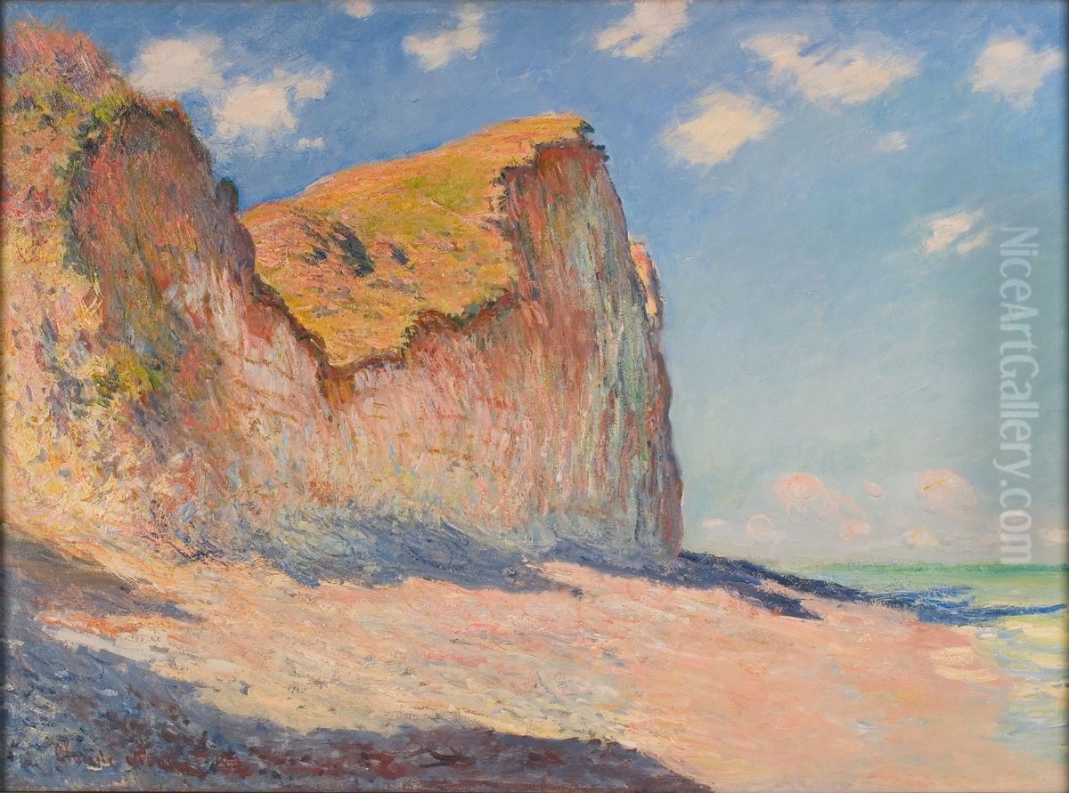 Falaises pres de Pourville Oil Painting by Claude Oscar Monet
