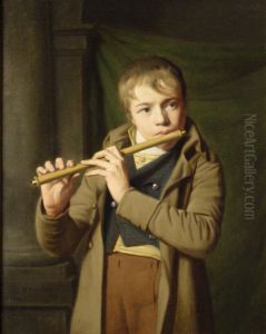 Jongen met dwarsfluit