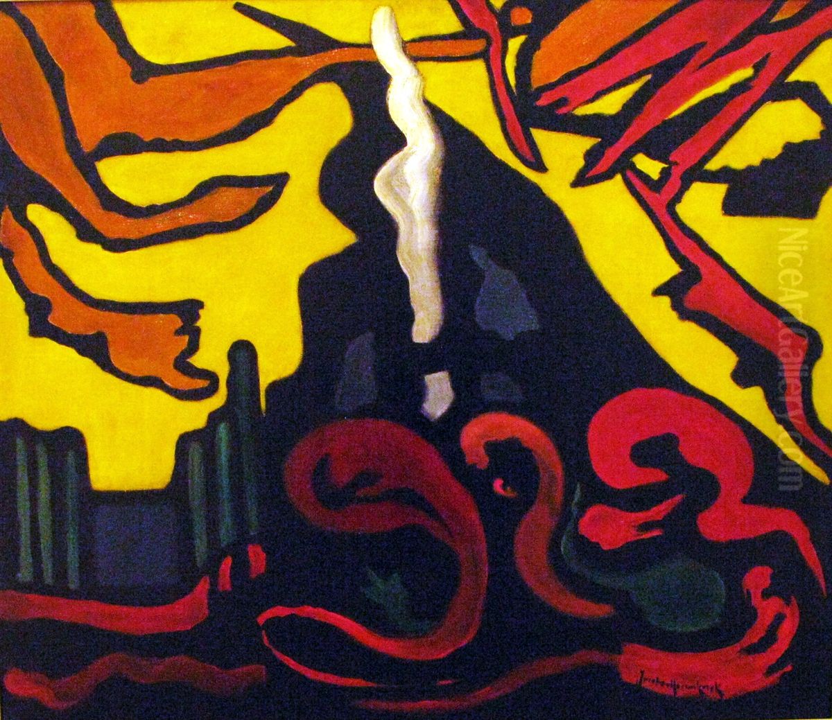 Bild 124 Oil Painting by Jacoba van Heemskerck