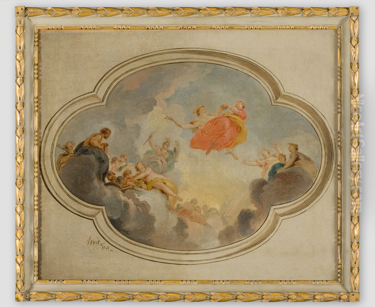 De apotheose van Psyche Oil Painting by Jacob de Wit