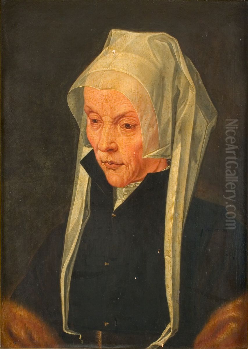 Sophia van Amerongen Oil Painting by Maarten Van Heemskerck