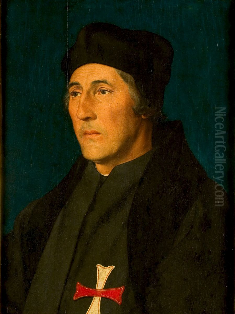 Richard Mabott (ca. 1485-1540) Oil Painting by Hans Holbein the Younger