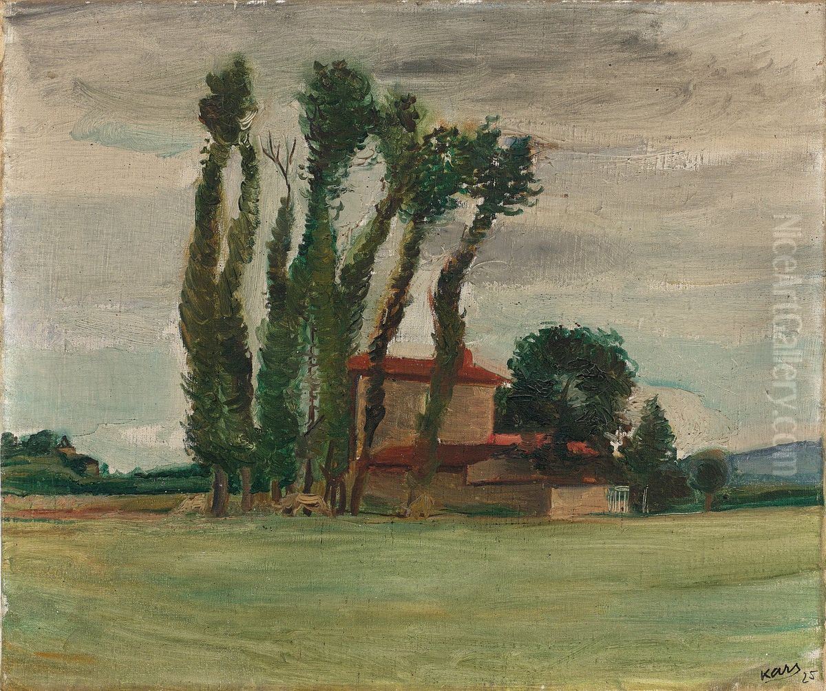 Au Colombier Oil Painting by Georges Kars