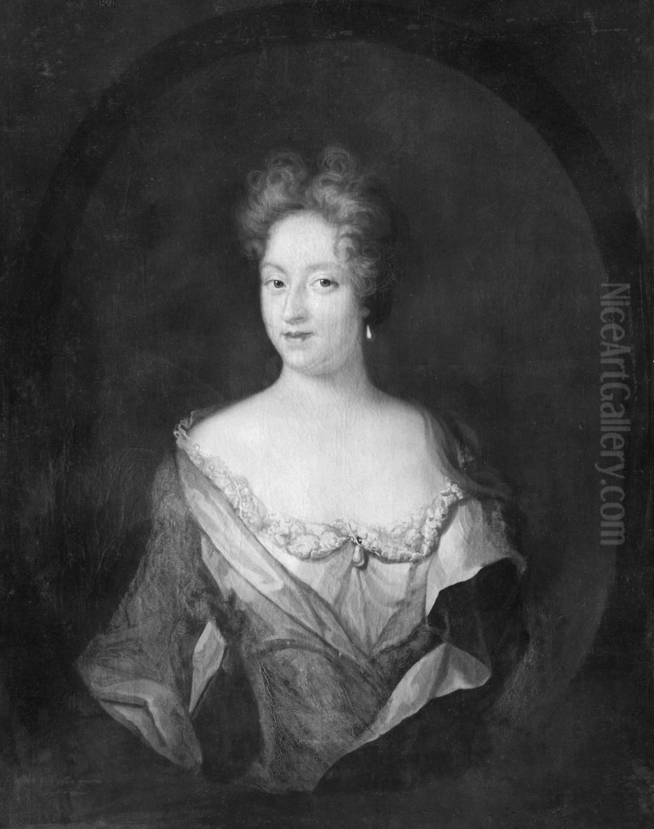 Anna Maria Soop af Limingo, 1660-1735 Oil Painting by Martin Mytens