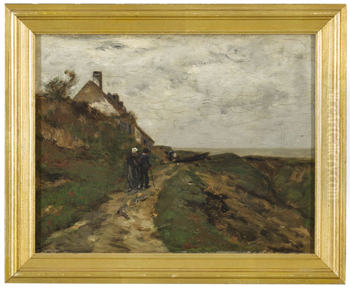 Utsikt vid Menil-Val Oil Painting by Wilhelm von Gegerfelt