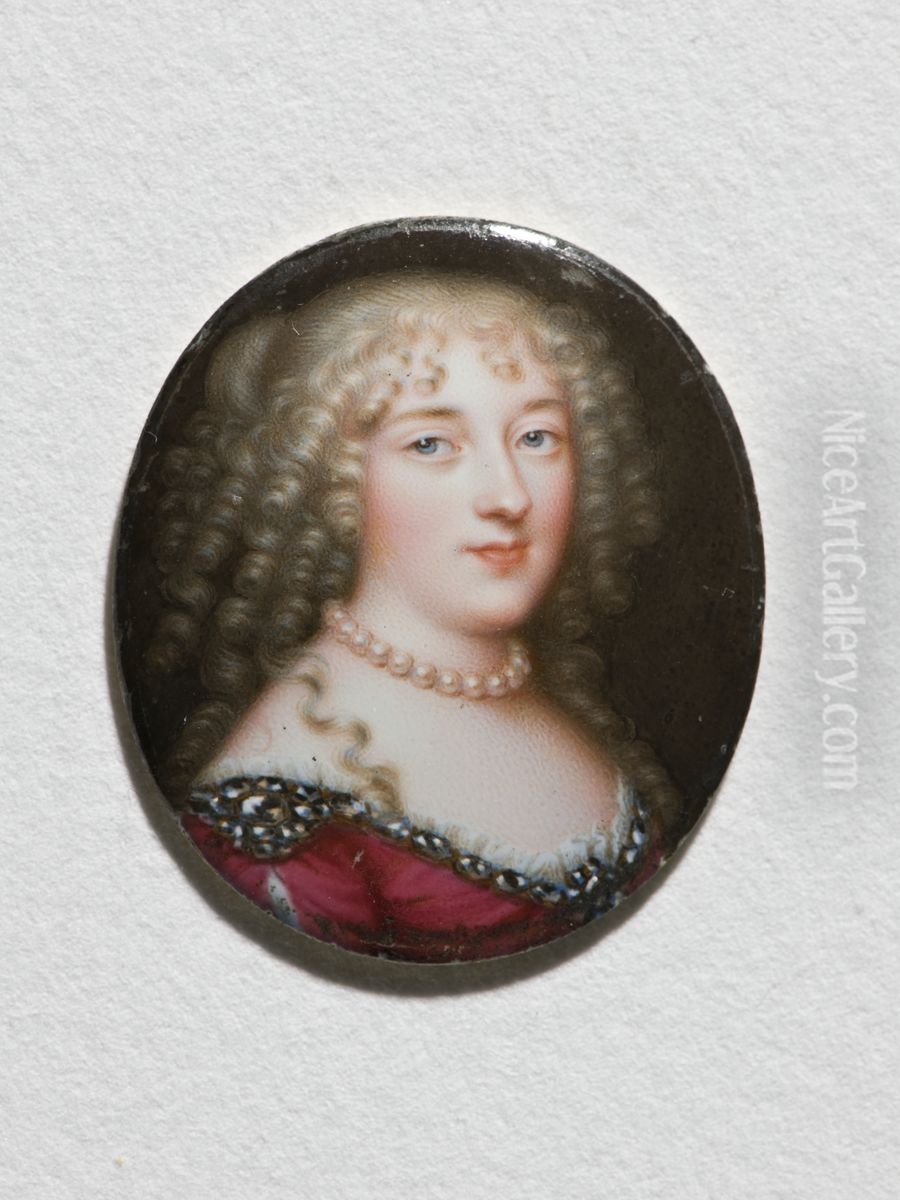 Francoise Athenais de Rochechouart, 1641-1707, marquise de Montespan Oil Painting by Jean Petitot