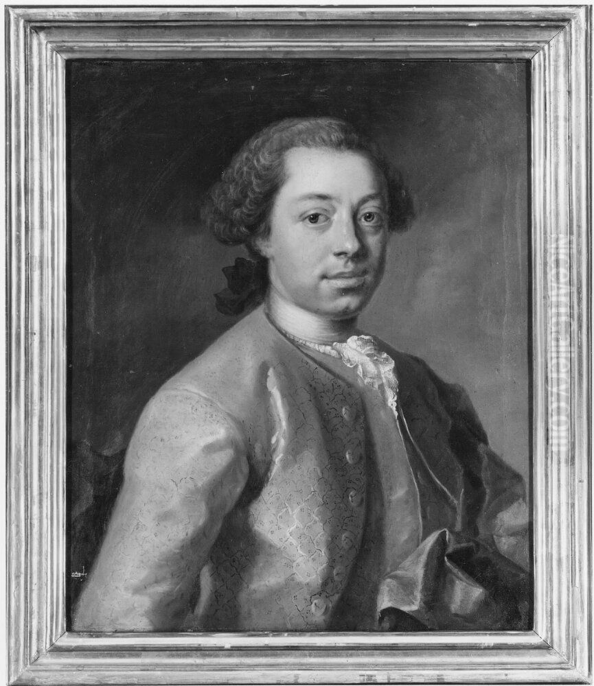 David Schultz von Schulzenheim (1732-1823), med. dr, professor, president i Sundhets-Collegium, gift med Catharina Eleonora Svedenstierna Oil Painting by Johan Henrik Scheffel