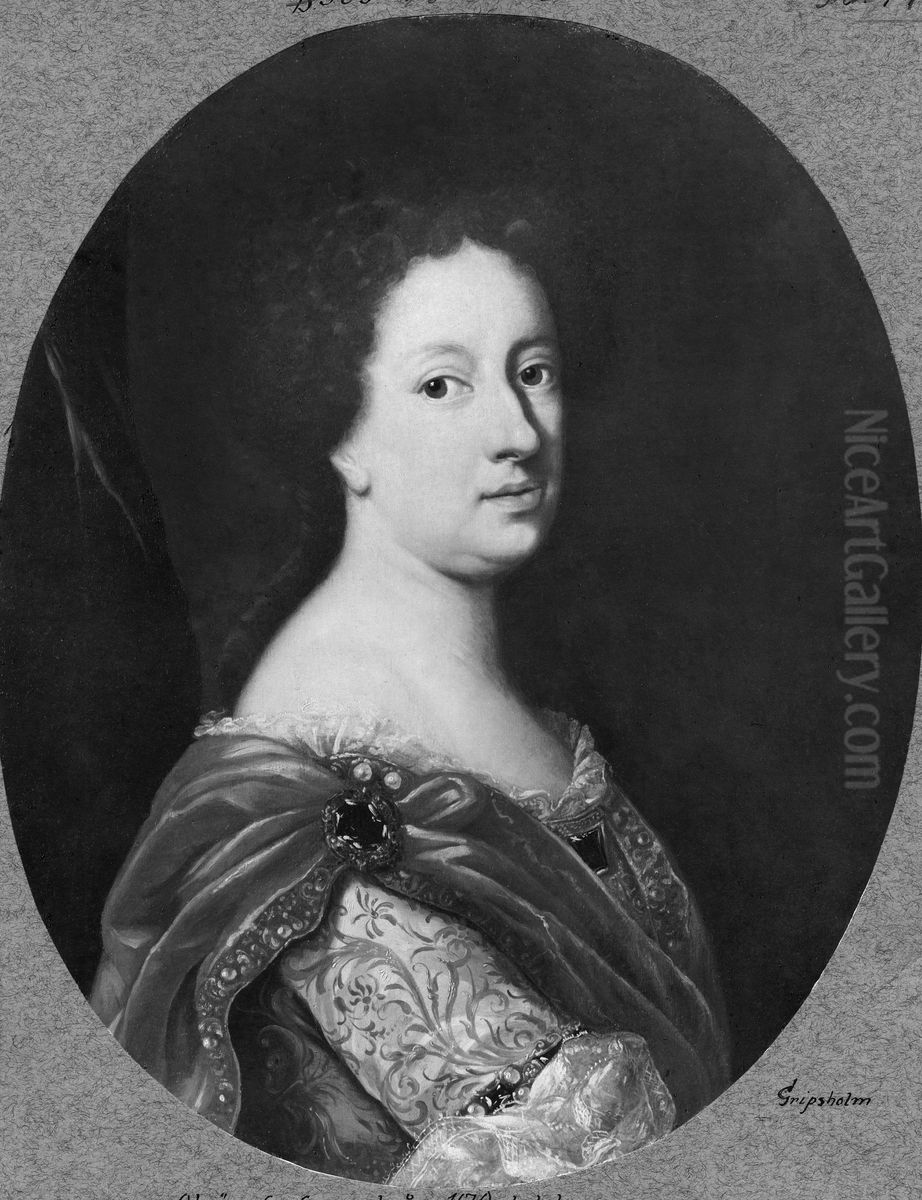 Okand kvinna Oil Painting by Jacob Ferdinand Voet