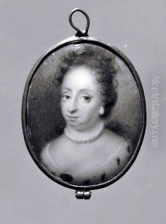 Hedvig Eleonora, Queen Dowager of the Realm Oil Painting by Andreas von Behn