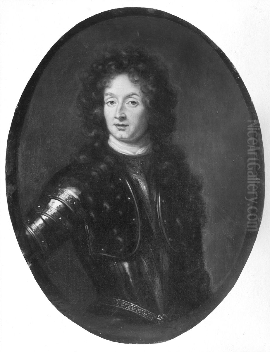 Axel Wachtmeister af Malsaker, 1643-1699 Oil Painting by David Klocker Ehrenstrahl
