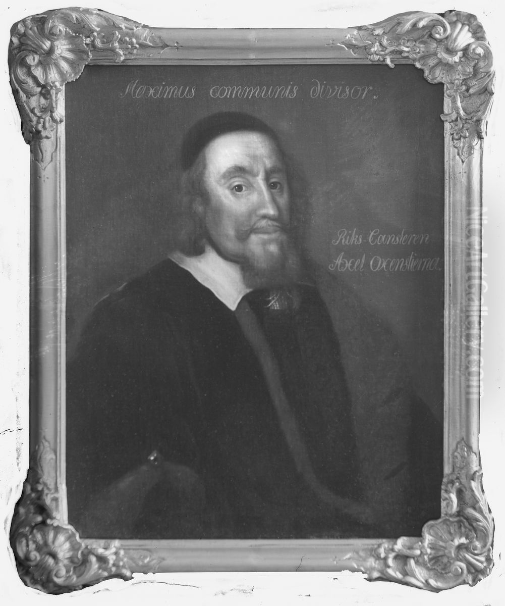 Axel Oxenstierna (1583-1654), Count and Chancellor Oil Painting by Michiel Jansz. van Mierevelt