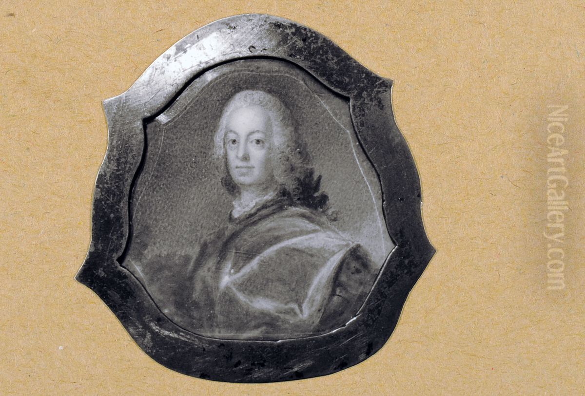 Johan Gabriel Sack (1697-1751), friherre Oil Painting by Olof Arenius