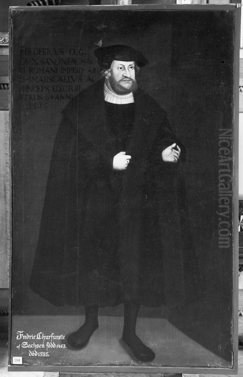 Fredrik III, 1463-1525, den vise kurfurste av Sachsen Oil Painting by Lucas Cranach the Elder