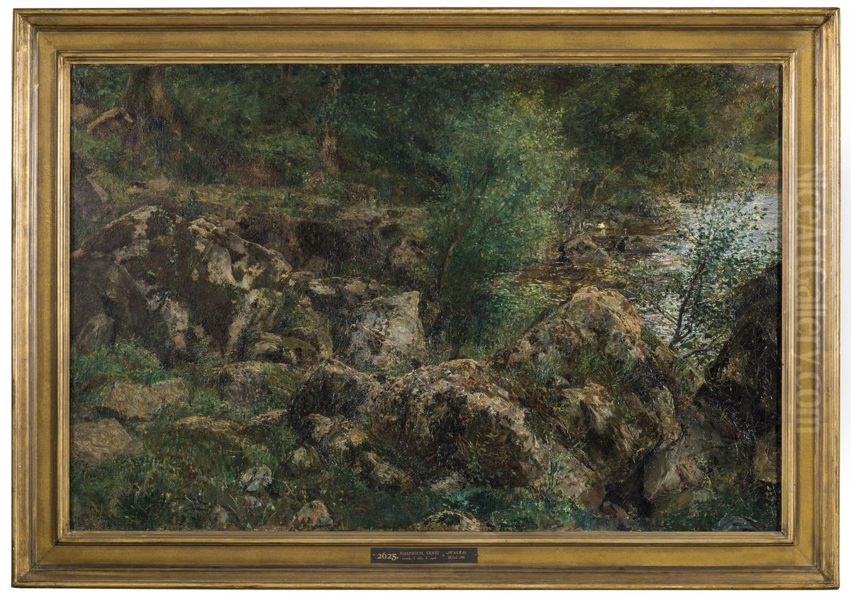 The Cool Oil Painting by Ernst Josephson