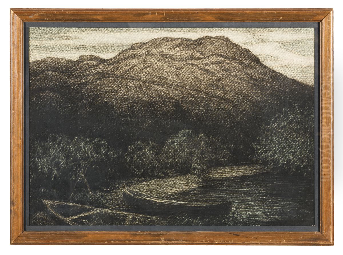 Insjostrand i Bohuslan Oil Painting by Karl Nordstrom