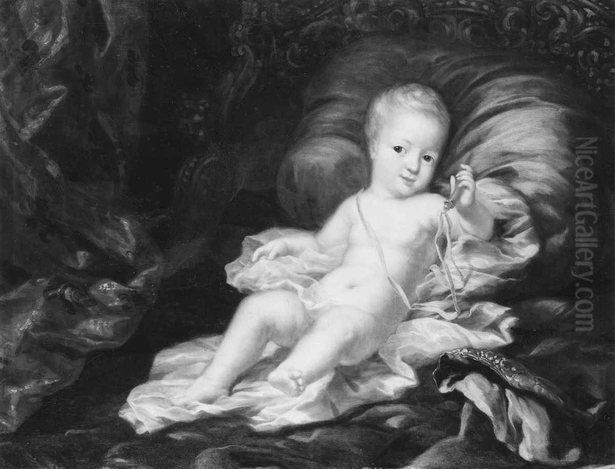 Gustav, 1683-1685, prins av Sverige Oil Painting by David Klocker Ehrenstrahl