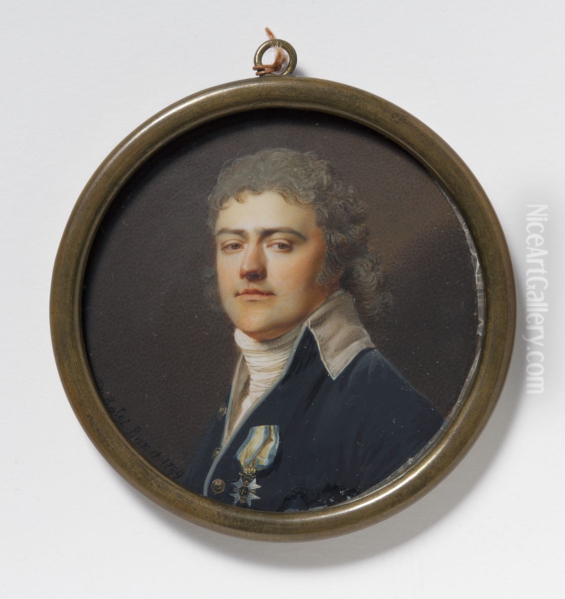 Carl Henrik Posse, 1767-1843, greve, armeofficer Oil Painting by Johann Dominik Bossi