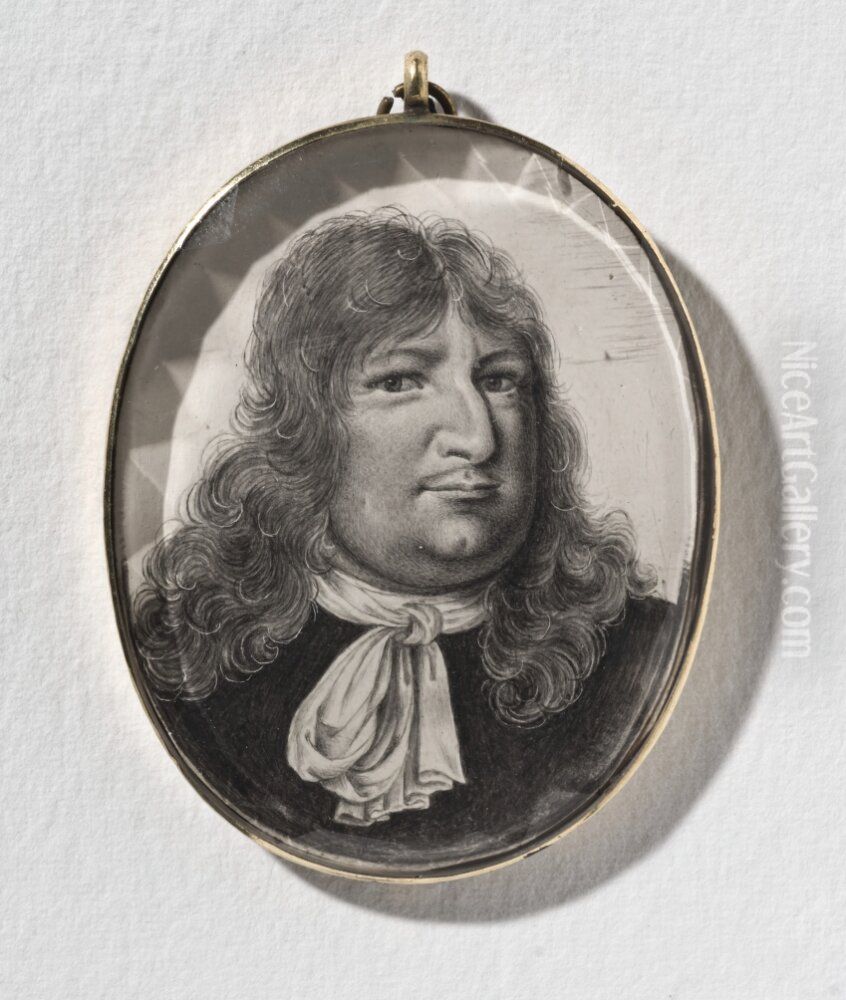 Olof Rudbeck, physician, scientist Oil Painting by Ulrika Eleonora of Denmark