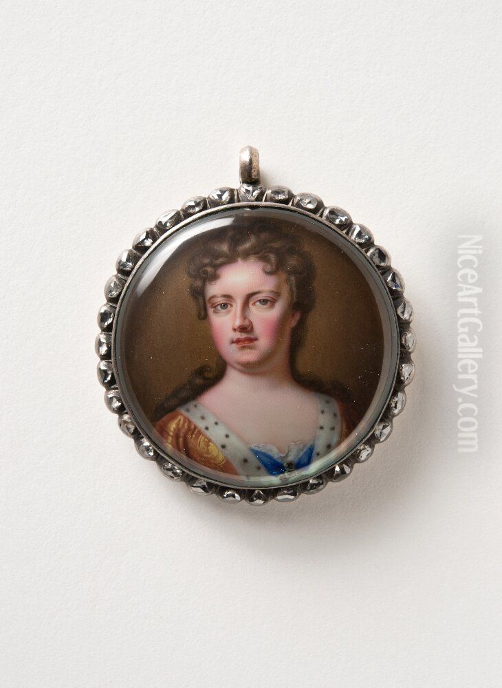 Anne (1665-1714), queen of England (1702-1714) Oil Painting by Charles Boit