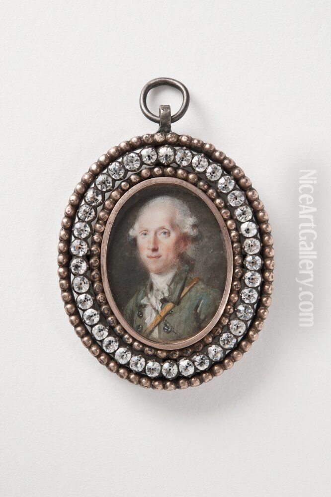 Christoffer Jurgen Muller (1748-1831) Oil Painting by Peter Adolf Hall