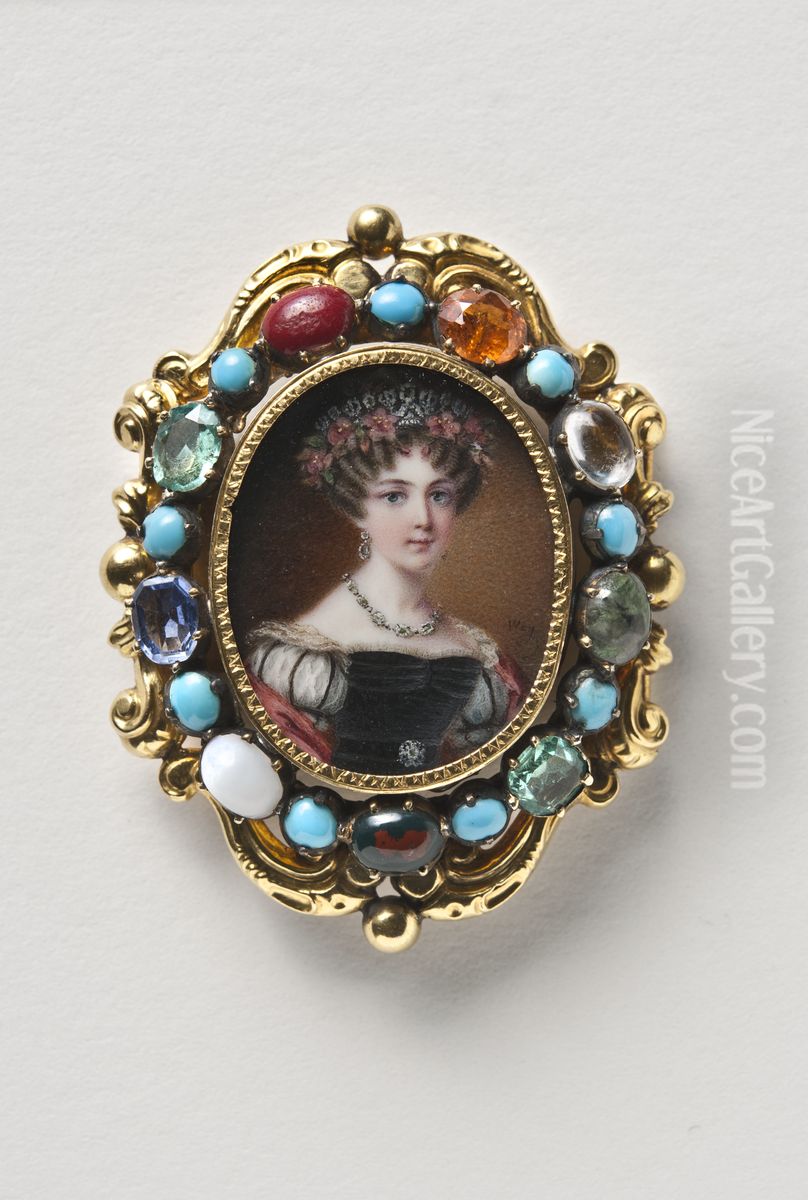 Josefina, 1807-1876, prinsessa av Leuchtenberg, drottning av Sverige och Norge Oil Painting by Fredric Westin