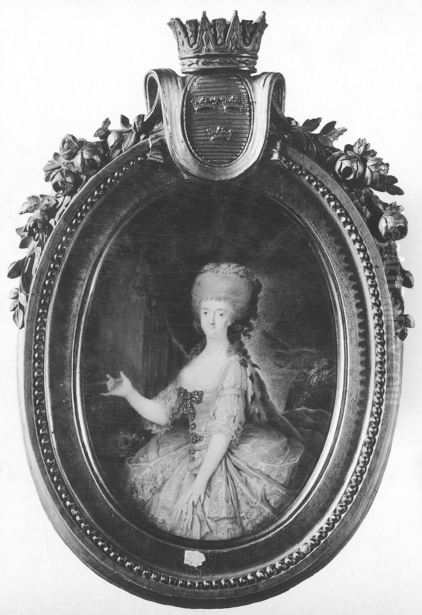 Princess Sofia Albertina of Sweden, Abbess in Quedlinburg Oil Painting by Cornelius Hoeyer