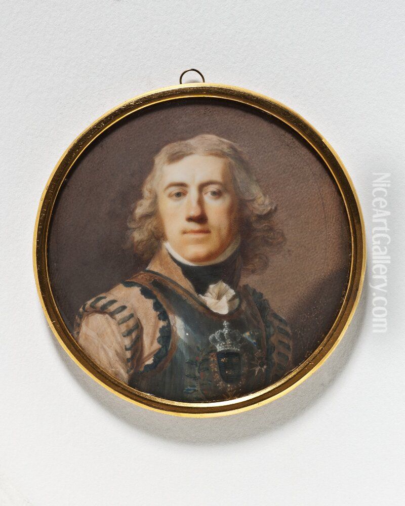 Hampus Morner, 1763-1824, Count, military officer Oil Painting by Johann Dominik Bossi