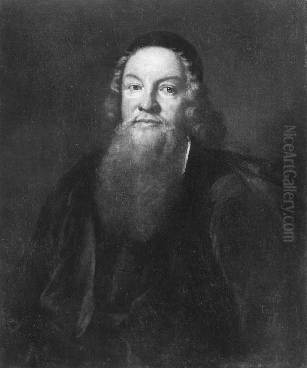 Nordberg Goran Andersson, 1677-1744 Oil Painting by Johan Henrik Scheffel