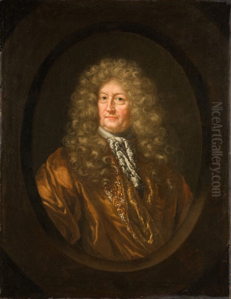 Gustaf Otto Stenbock Oil Painting by David Klocker Ehrenstrahl